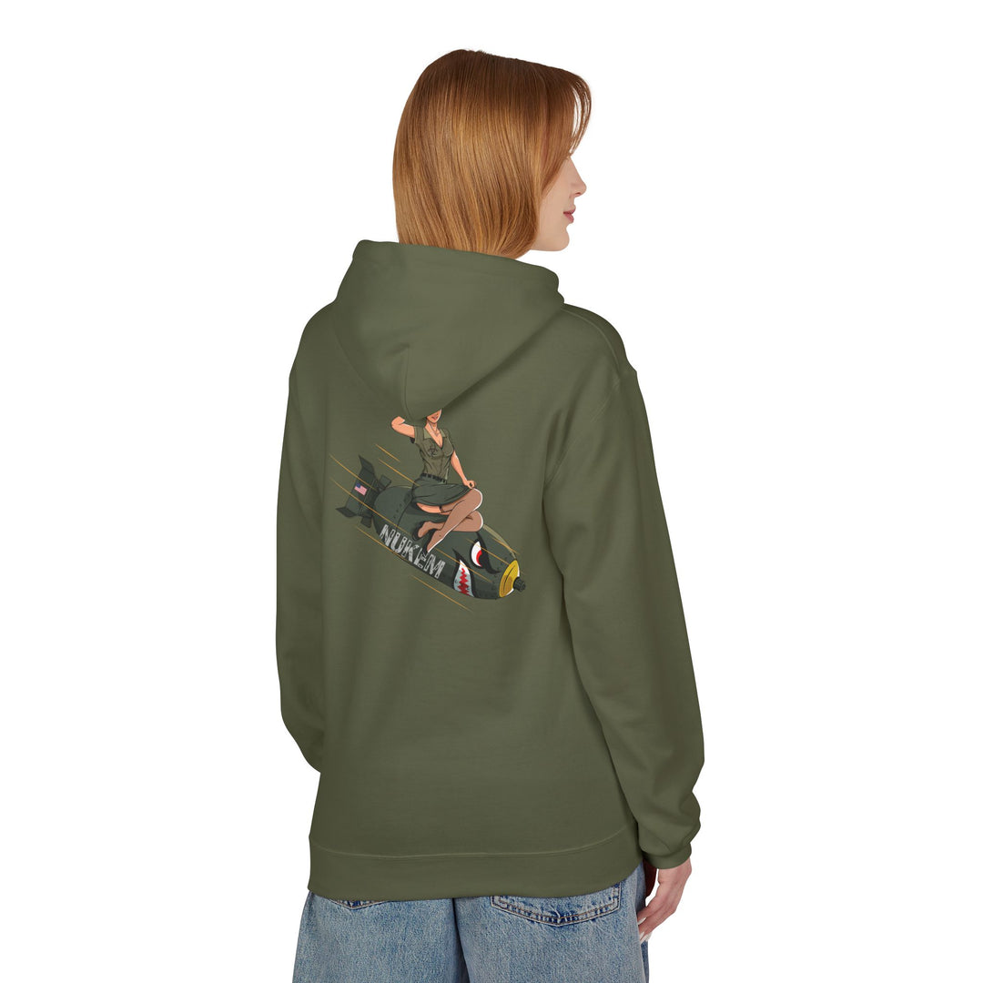 Nuke Bomb Pin Up Hoodie