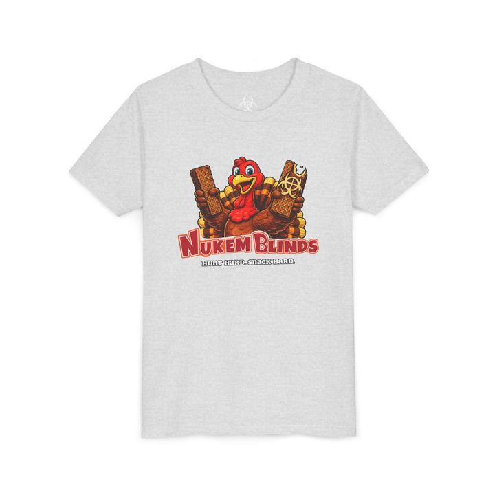Hunt Hard, Snack Hard Youth Nutty Buddy Turkey T Shirt