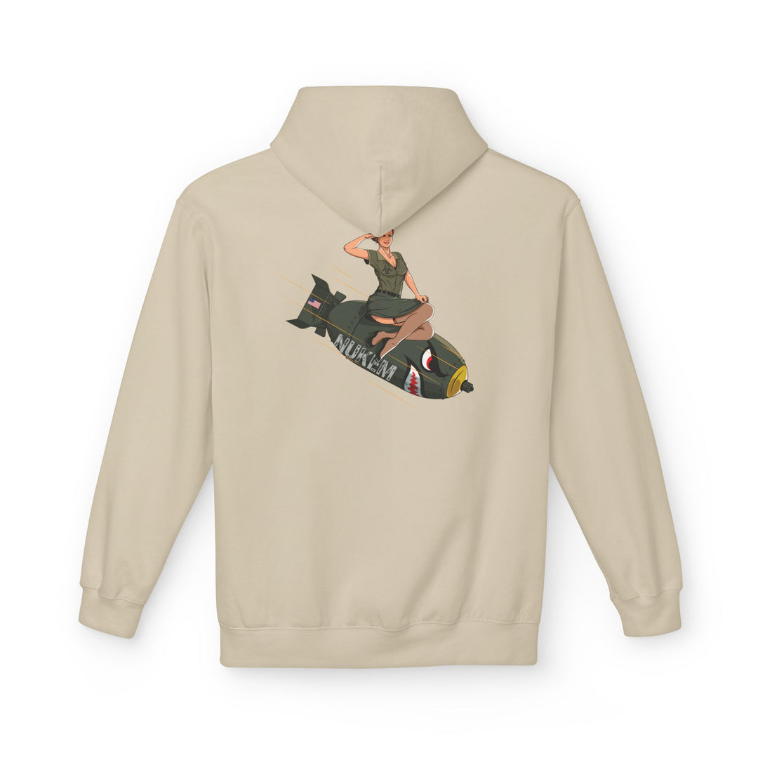 Nuke Bomb Pin Up Hoodie