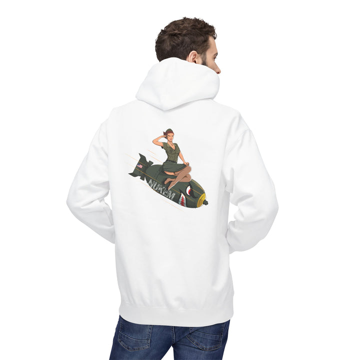 Nuke Bomb Pin Up Hoodie