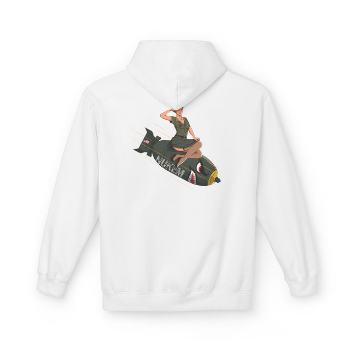 Nuke Bomb Pin Up Hoodie