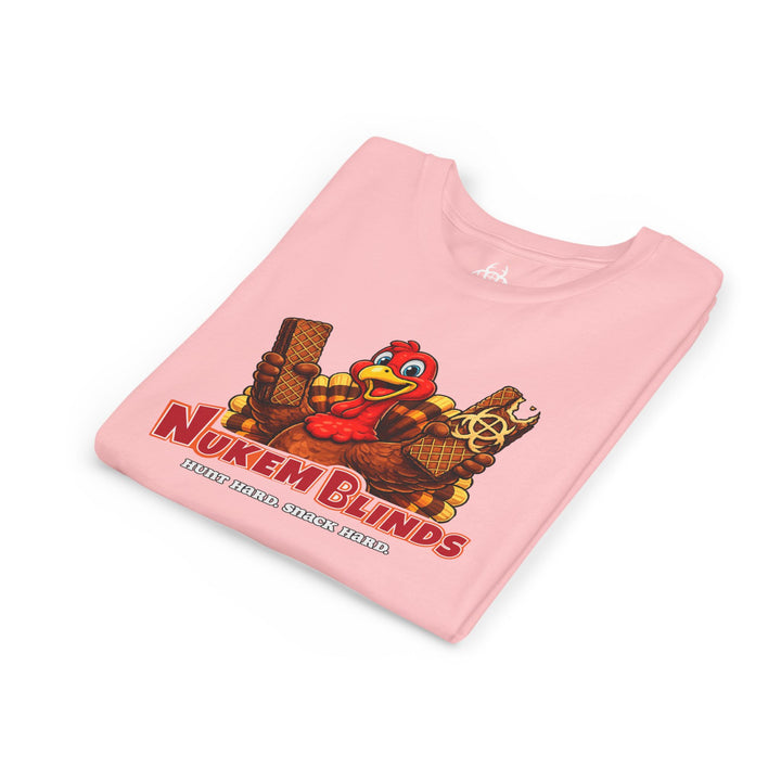 Hunt Hard, Snack Hard Youth Nutty Buddy Turkey T Shirt