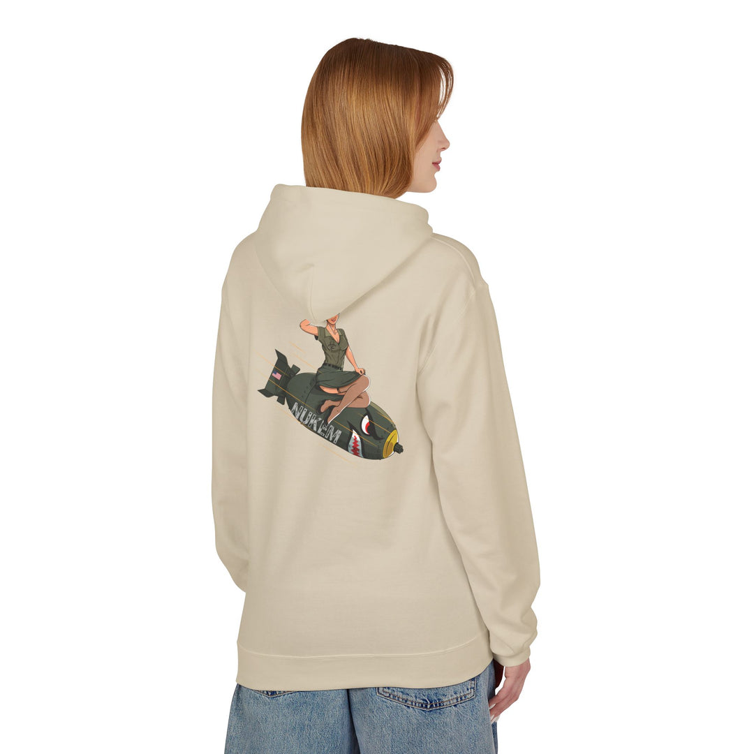 Nuke Bomb Pin Up Hoodie