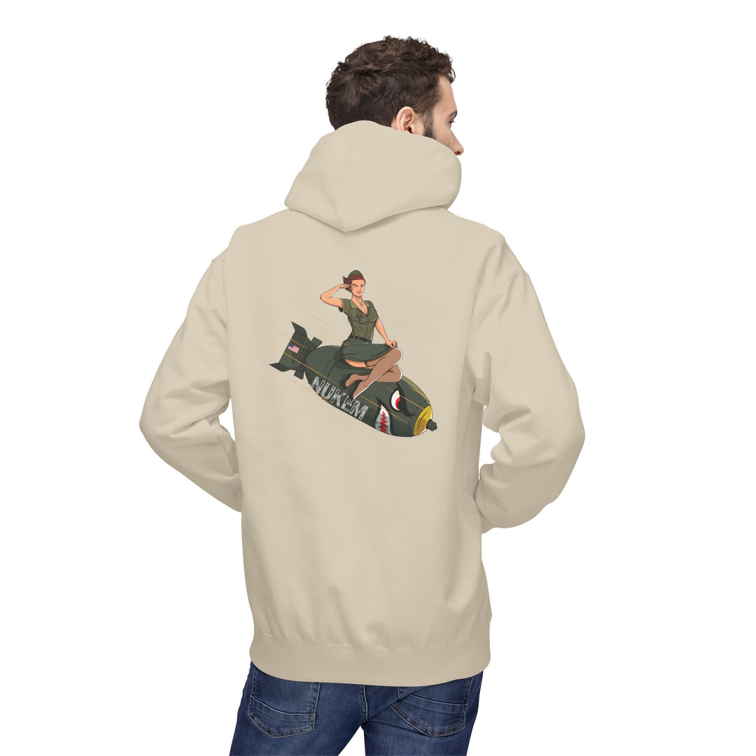 Nuke Bomb Pin Up Hoodie