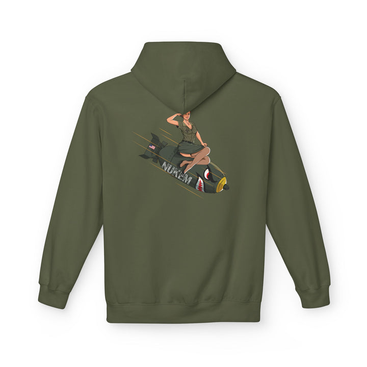 Nuke Bomb Pin Up Hoodie