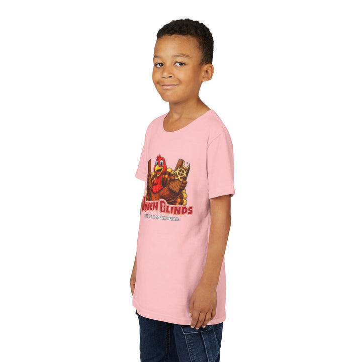 Hunt Hard, Snack Hard Youth Nutty Buddy Turkey T Shirt