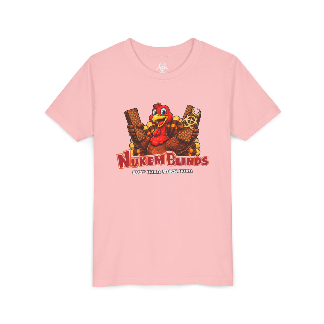 Hunt Hard, Snack Hard Youth Nutty Buddy Turkey T Shirt
