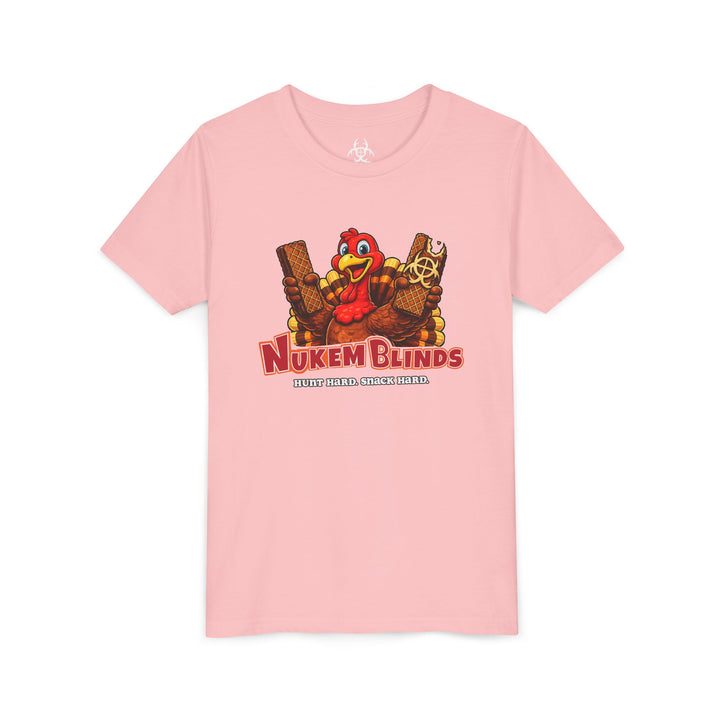 Hunt Hard, Snack Hard Youth Nutty Buddy Turkey T Shirt