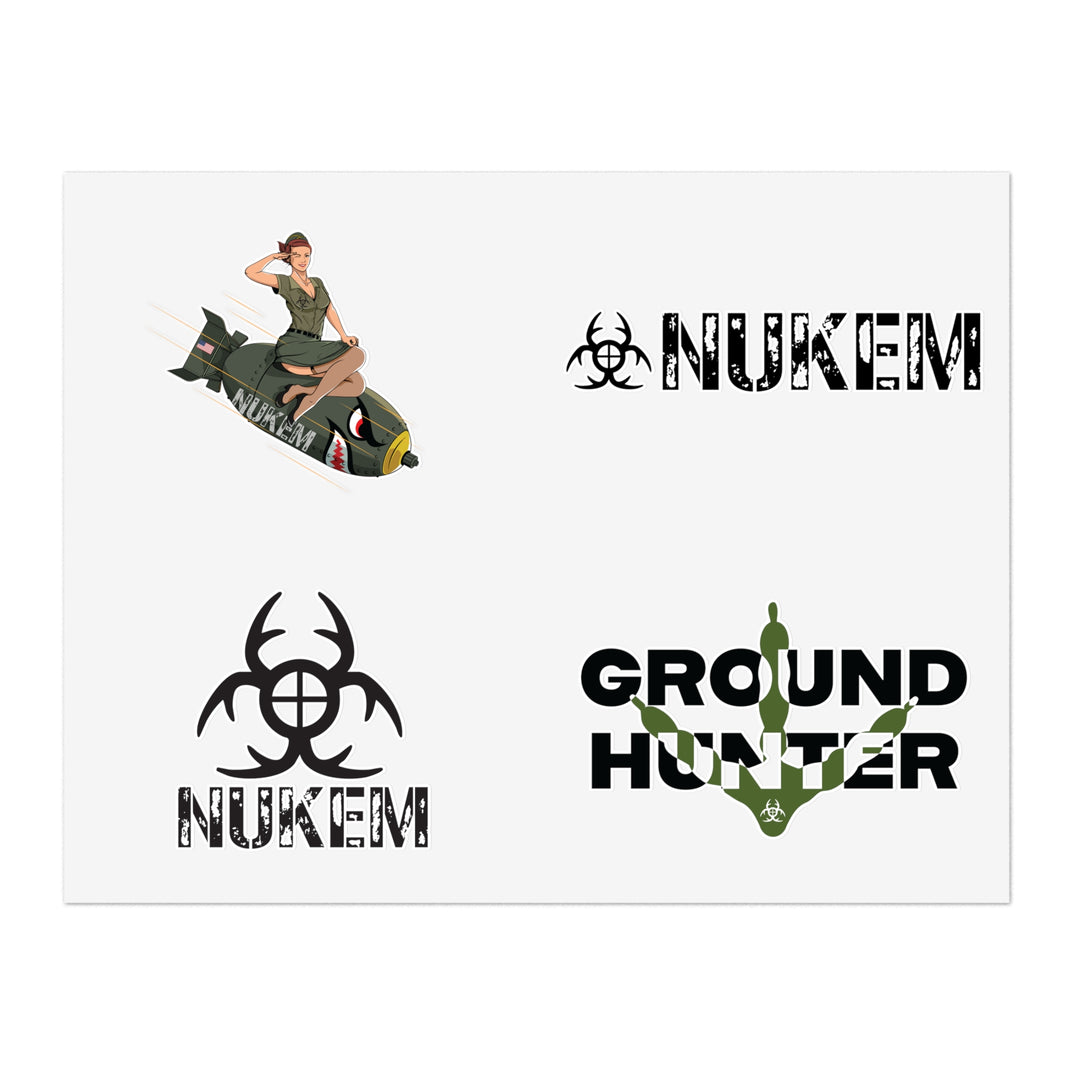 Series One Nukem Sticker Sheet