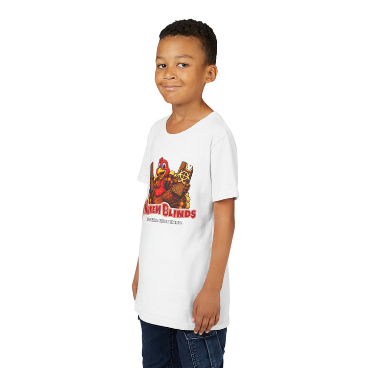 Hunt Hard, Snack Hard Youth Nutty Buddy Turkey T Shirt