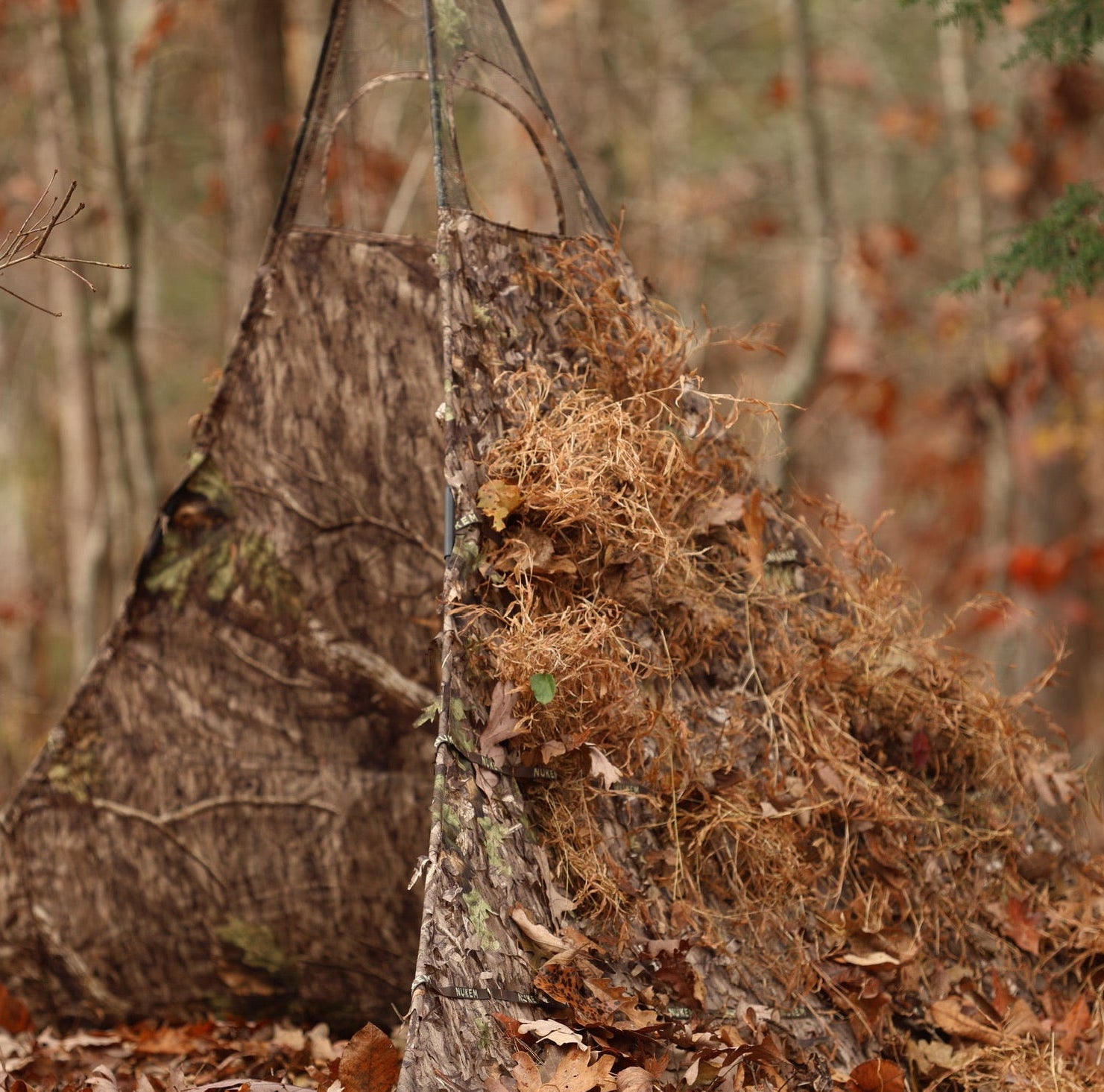 Hunting Roots Hunting Blind - Mossy Oak Country Roots 3D Leafy – Nukem Hunting
