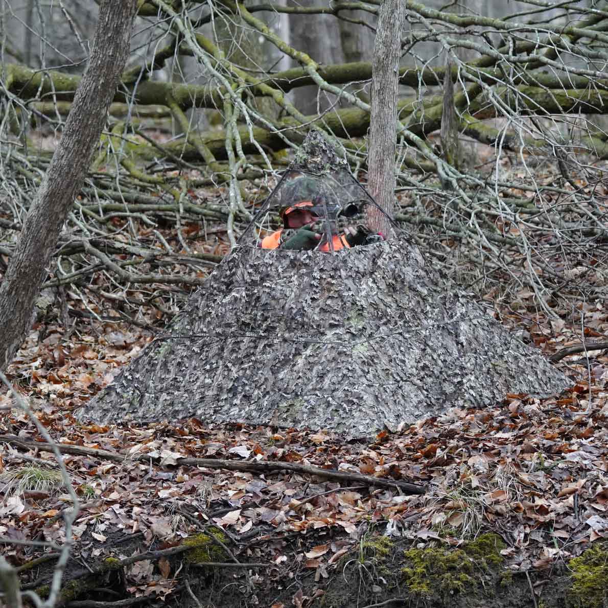 Hunting Blind - Mossy Oak Country Roots 3D Leafy – Nukem Hunting