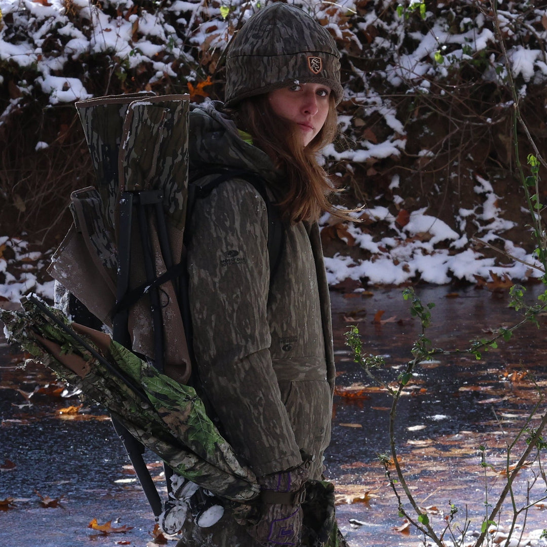 LowLander Chair -Low Hunting chair in Bottomland  Breathable Mesh