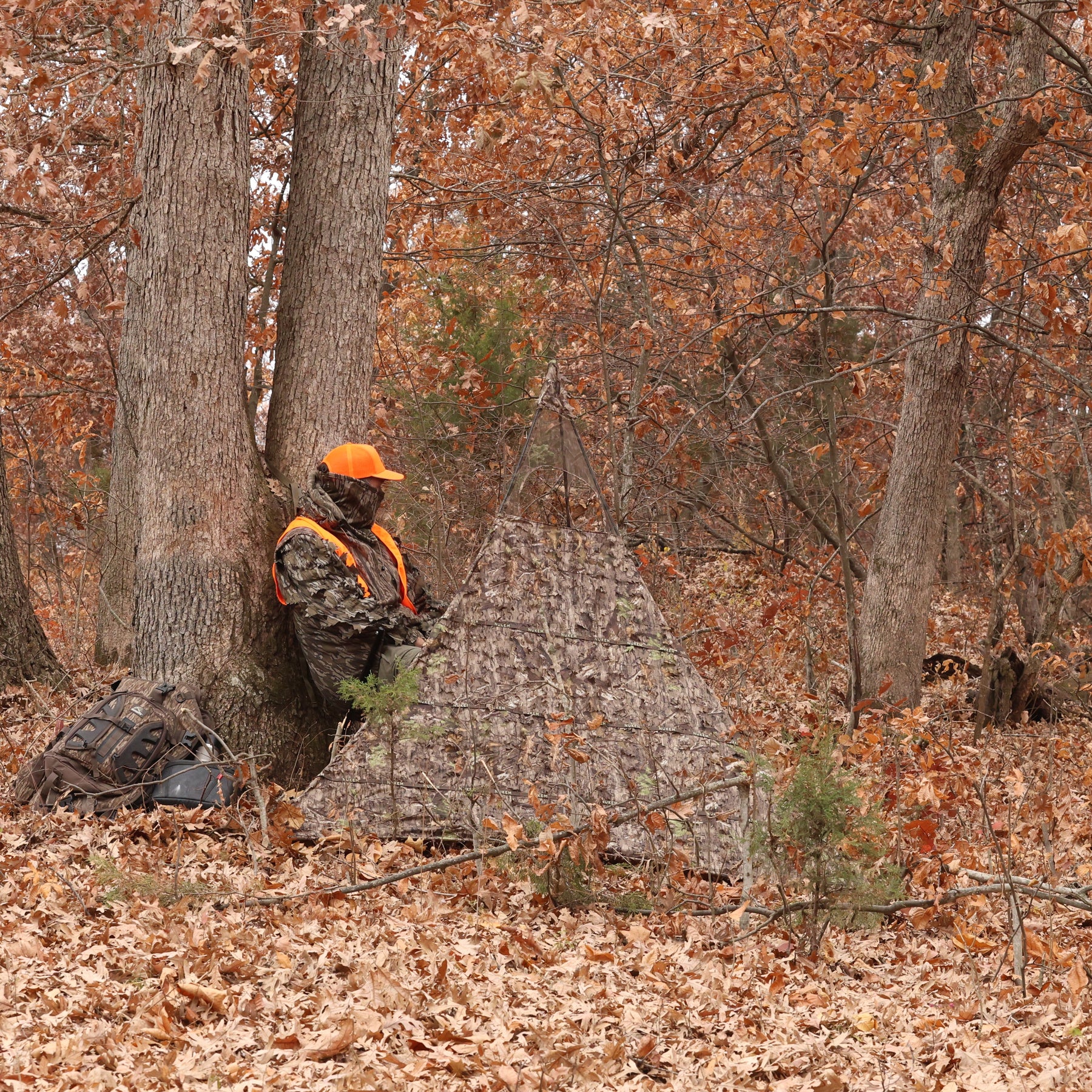 Hunting Roots Hunting Blind - Mossy Oak Country Roots 3D Leafy – Nukem Hunting