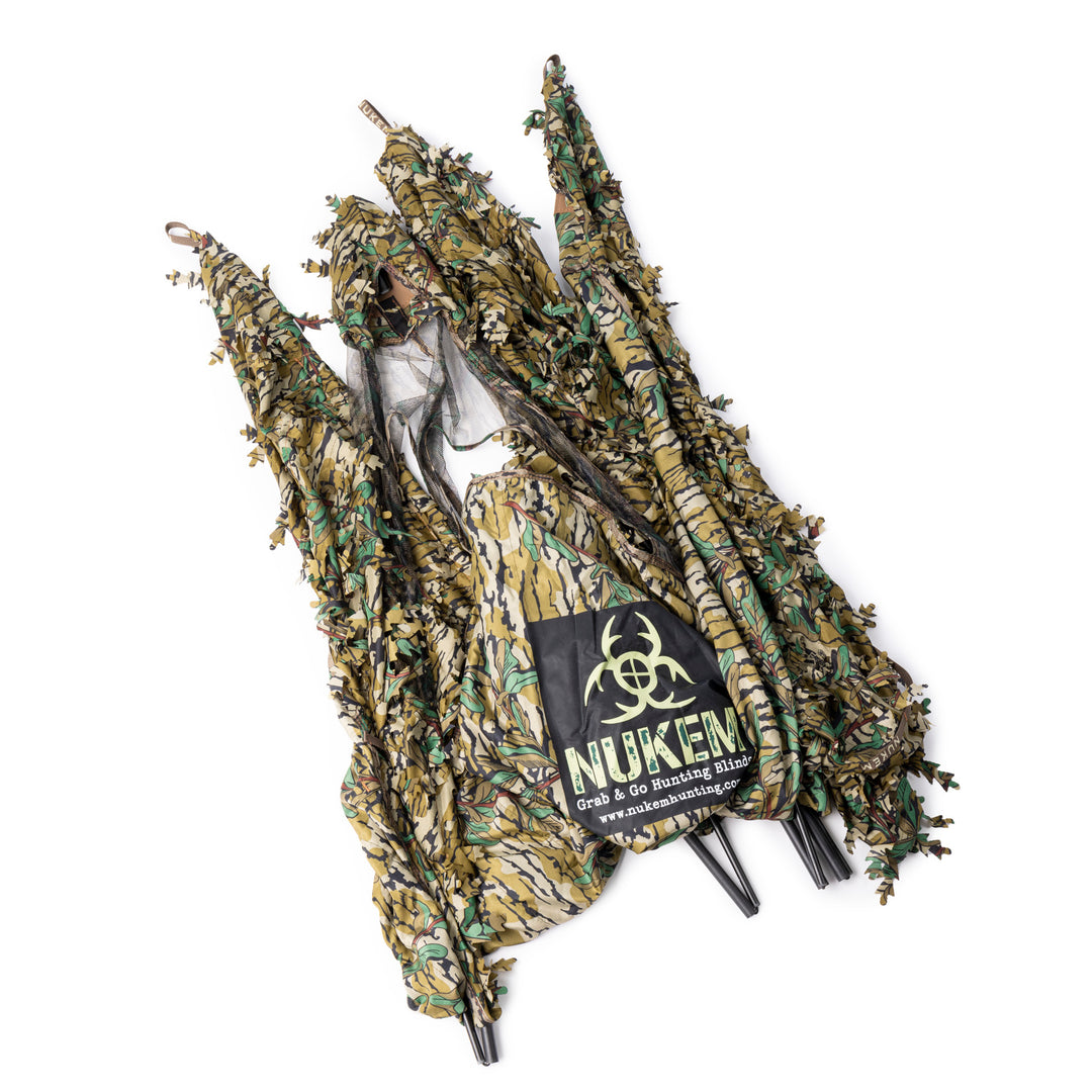 Grab & Go Hunting Blind in Mossy Oak Green Leaf 3D Leafy XL