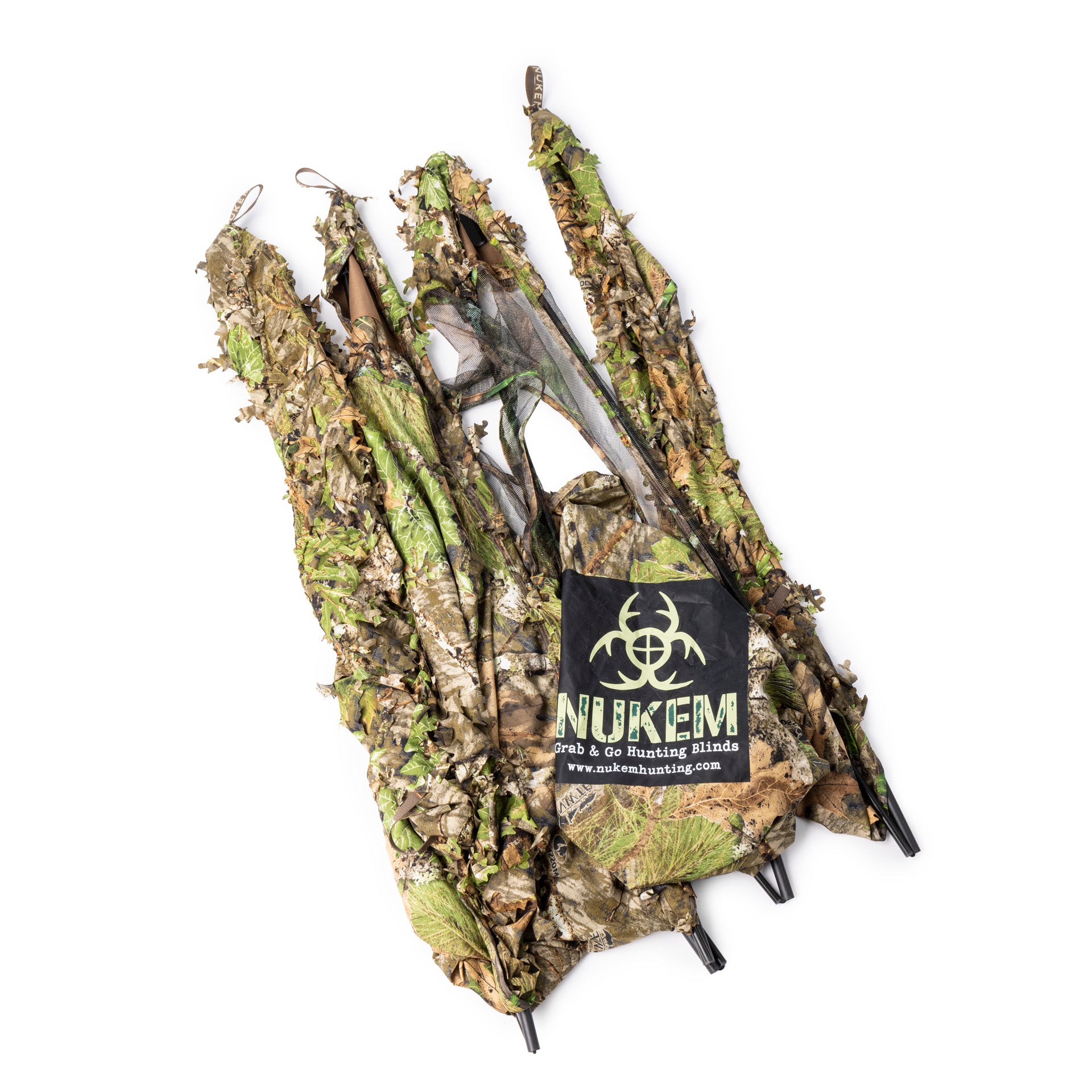Nukem Grab & Go Hunting Blind in Mossy Oak Obsession 3D Leafy XL