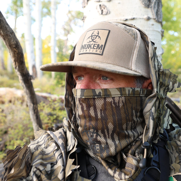 BREATHABLE MESH FACEMASK - ADJUSTABLE HUNTING MASK in BOTTOMLAND