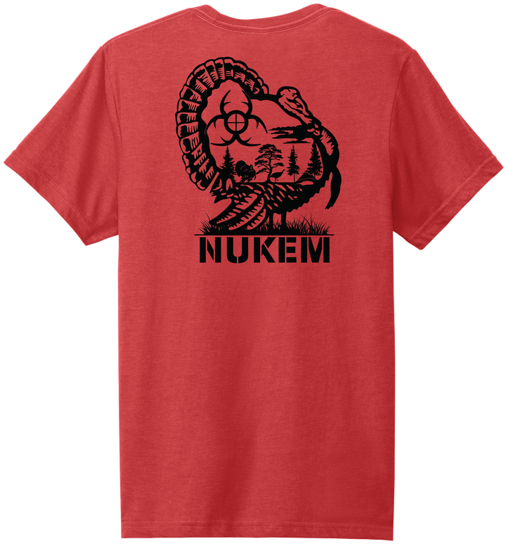DRUMIN' and STRUTTIN' Short Sleeve Graphic Tee - Red