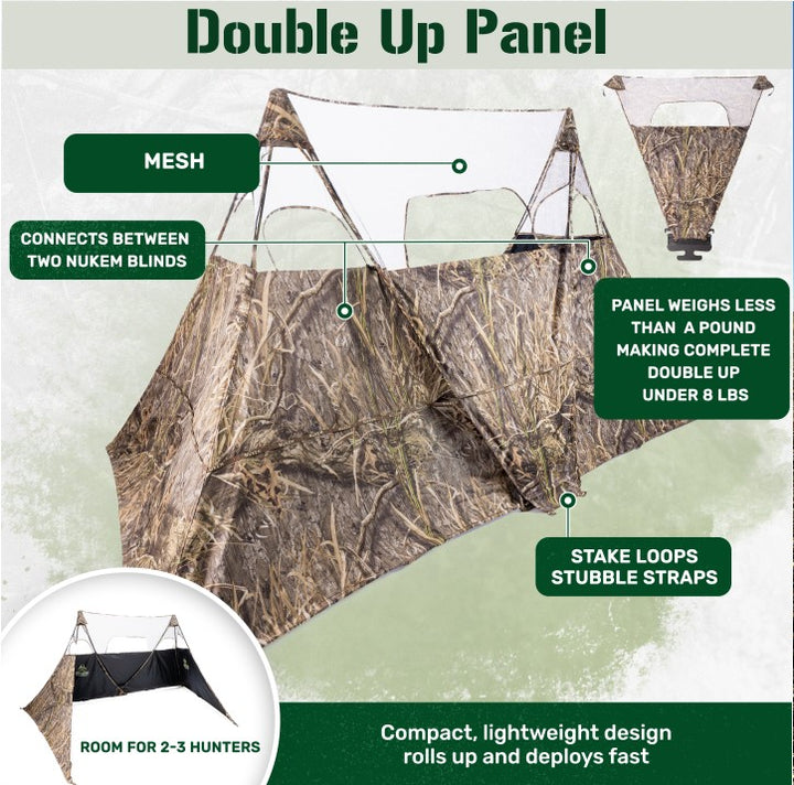 Double Up Panel in Mossy Oak Habitat XL