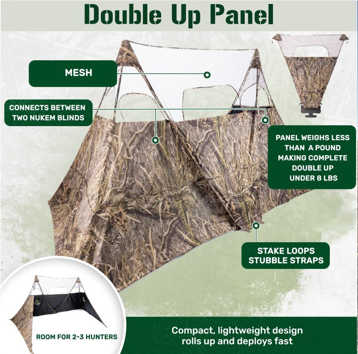 Nukem Double Up Panel in Mossy Oak Obsession 3D Leafy XL