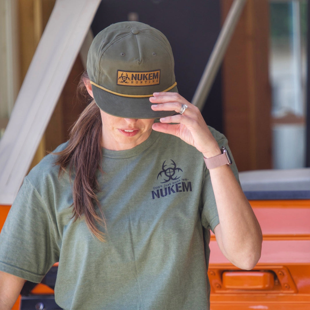 GREEN & GOLD - SCHOOL ROPE SNAPBACK