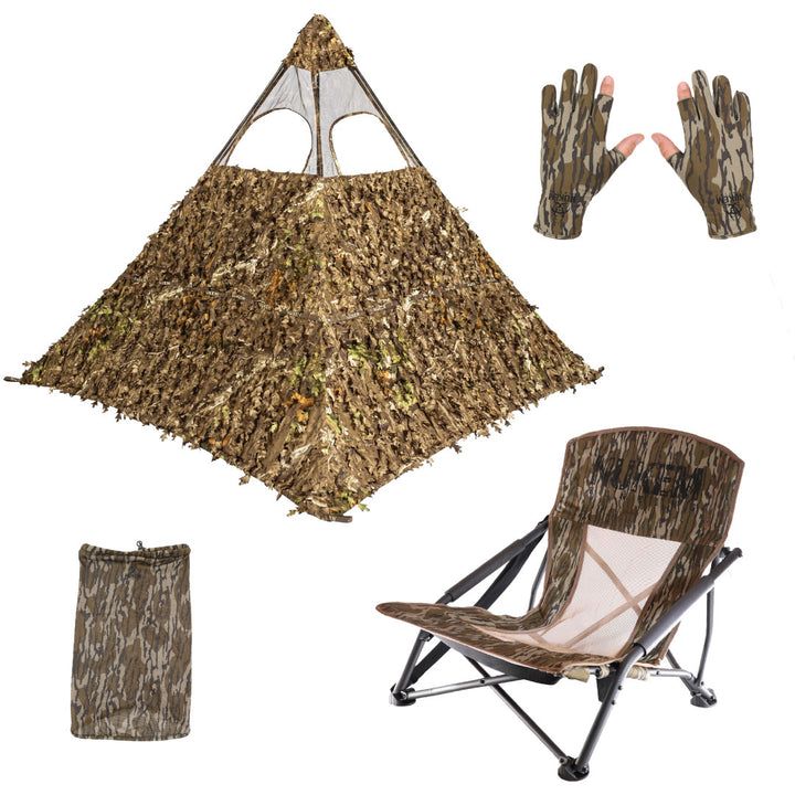 Ultimate Hunter Bundle // Blind + Chair + Facemask + Gloves